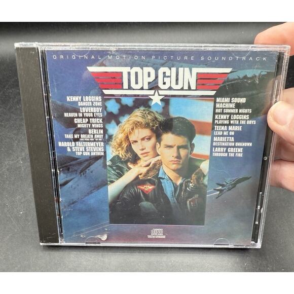 Top Gun Original Soundtrack (CD, 1986) Kenny Loggins Cheap Trick Berlin Loverboy - Picture 1 of 4